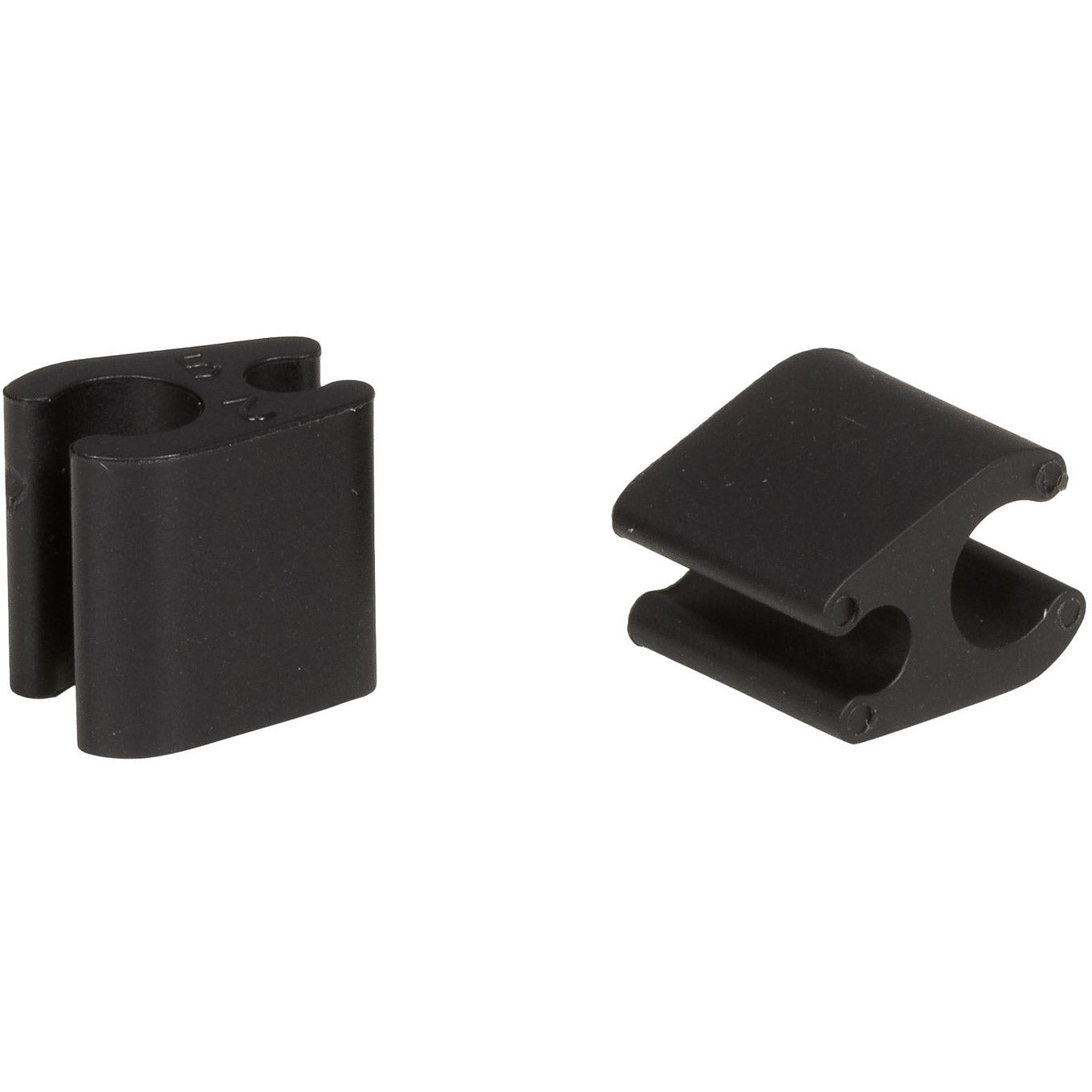 ELVEDES Kabelclips Duo schwarz 4.1+5mm schwarz (p 10) CP2020102