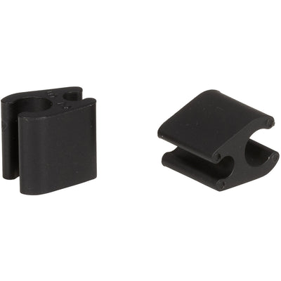 ELVEDES Kabelclips Duo schwarz 4.1+5mm schwarz (p 10) CP2020102