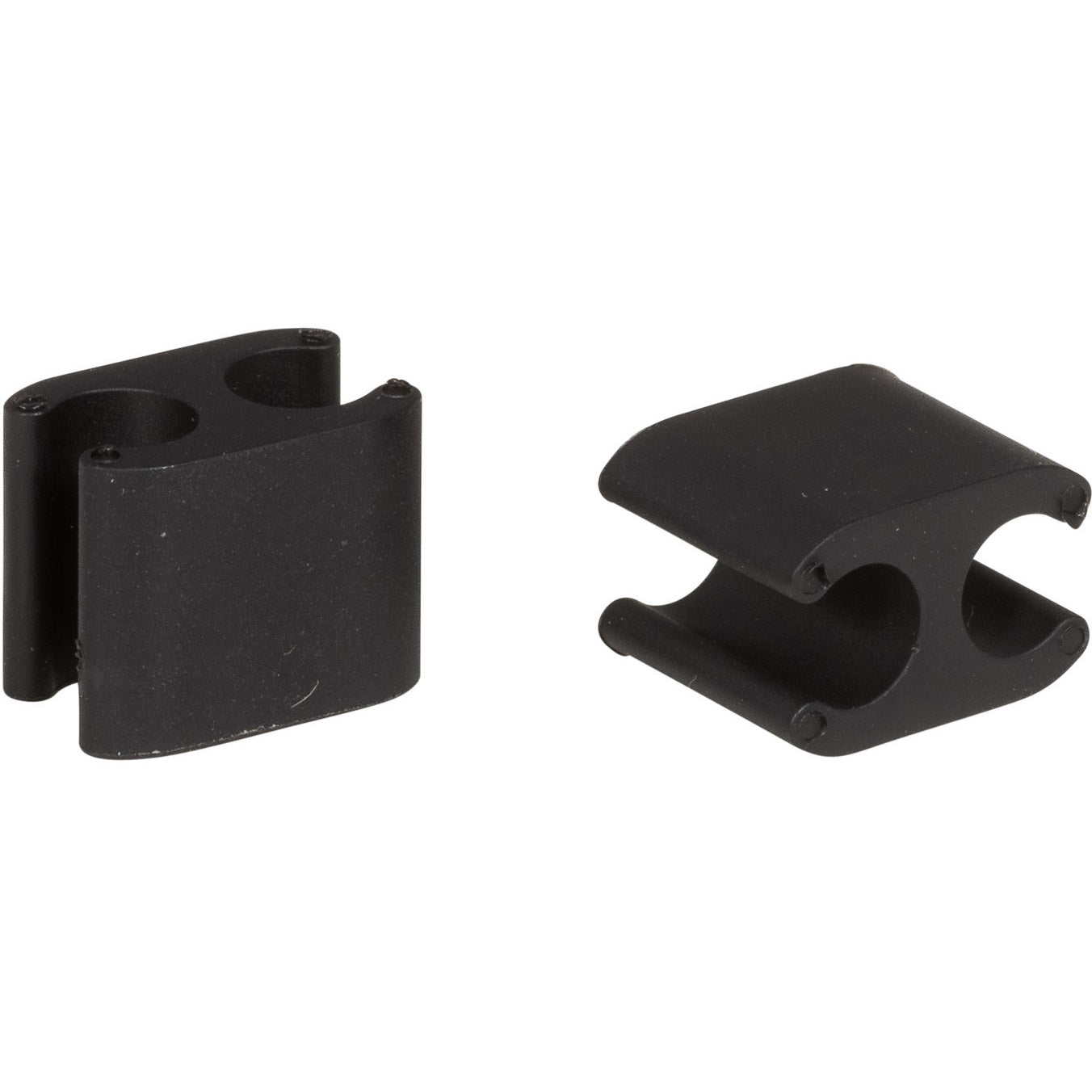 ELVEDES -Kabelclips Duo Black 5+2,5 mm (TUE2) (x10) CP2020101