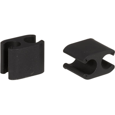ELVEDES -Kabelclips Duo Black 5+2,5 mm (TUE2) (x10) CP2020101