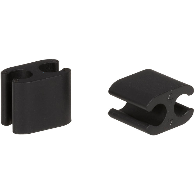 Elvedes Kabelschellen Duo PVC 4,1 mm + 5,0 mm schwarz (50 Stück)