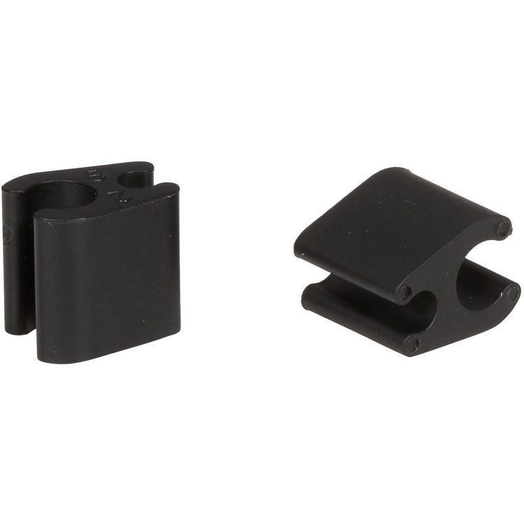 Elvedes Kabelschellen Duo PVC 4,1 mm + 4,1 mm schwarz (50 Stück)