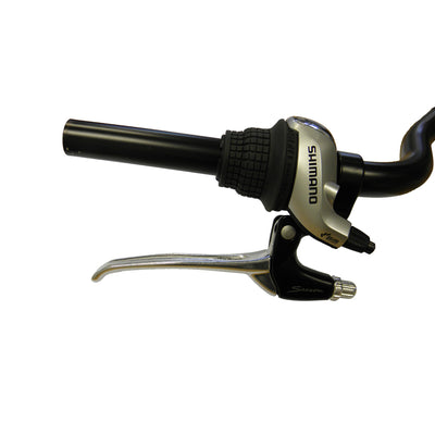 VWP Saccon Bremsgriffset für Shimano Nexus 7V schwarz silber
