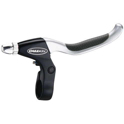 TEKTRO CL530TS+CL533RT Rollerbrake Bremsgriffset 4-Finger schwarz satiniert mit Klingel (Pendelverpackung)
