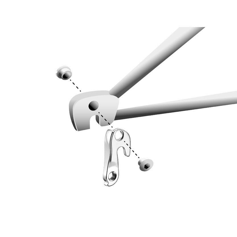 Union-Schaltauge GH-132 mit Schraubensatz M8x0,75