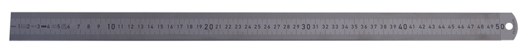 Connex-Stahlmessstab 50 cm, Eurokaliber, Edelstahl – COX700050