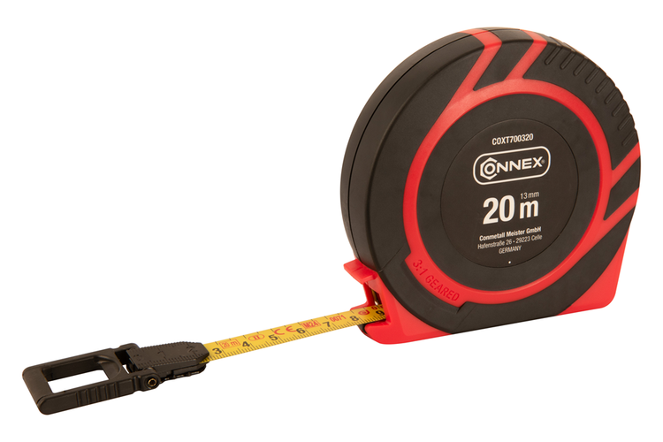 Connex-Maßband, 20 m, Abs, Euro-Kalibrierung – Coxt700320