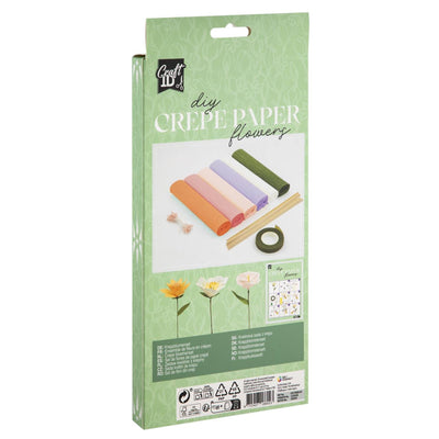 Craft ID Kreppblumen-Bastelset
