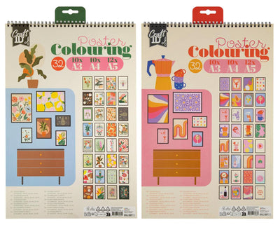 Bastel-Id-Poster-Malbuch im A3-Format