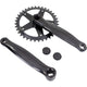 Kurbel Set 36T ⅛ 170 mm jis alu schwarz