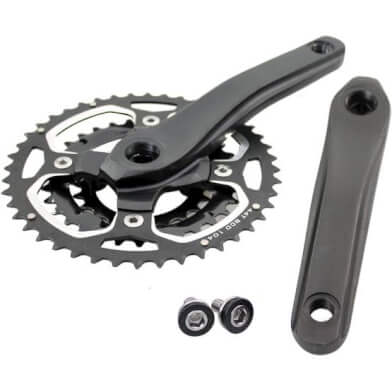 Lasco fm628 kurbelgarnitur alu cnc bsa 44 32 22 -1 mm 170 mm matt schwarz