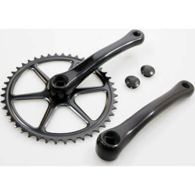 Kurbelgarnitur 44t alu schwarz 3 32 flach