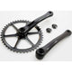 Kurbelgarnitur 44t alu schwarz 3 32 flach