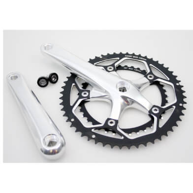 Kurbelgarnitur Race 8 9v 53 39 alu silber