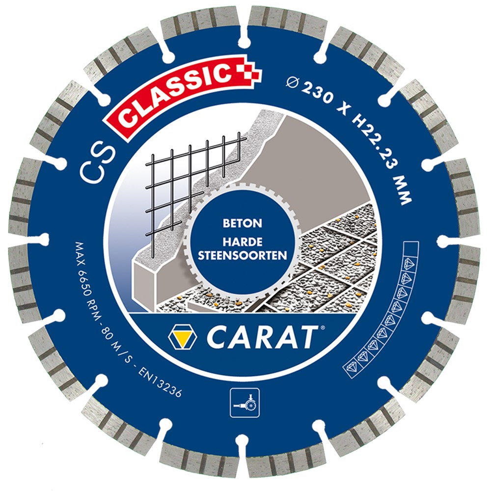 Karat-Diamantsägeblatt ø115 cs klassischer Beton