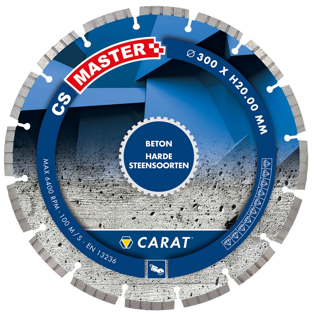 Carat Diamantsägeblatt ø300x20 CS Master Beton wassergekühlt