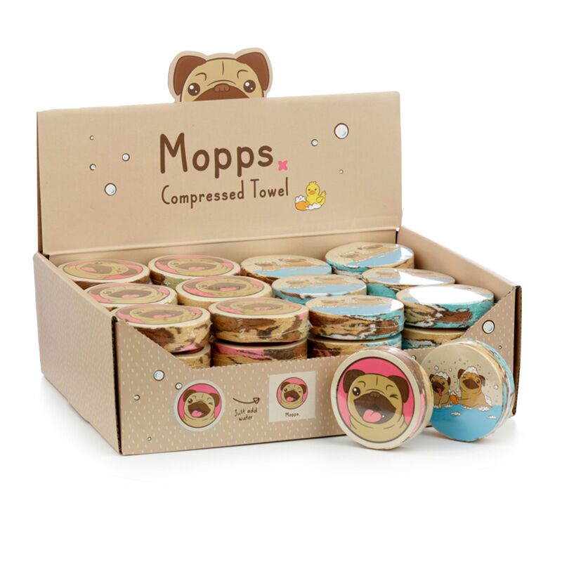 MOPPS Mops Compact Travel Handtuch