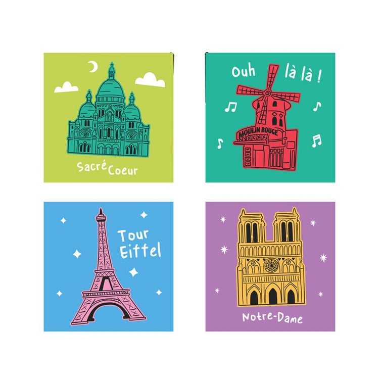 Je t'aime paris kompaktes Reisehandtuch