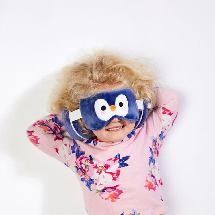 Relaxazzz plicken pinguin um Reisekissen Schlafmaske