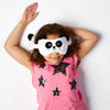 Relaxazzz Panda um Reisekissen Schlafmaske