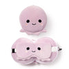Relaxazzz pluche Octopus um Reisekissen Schlafmaske