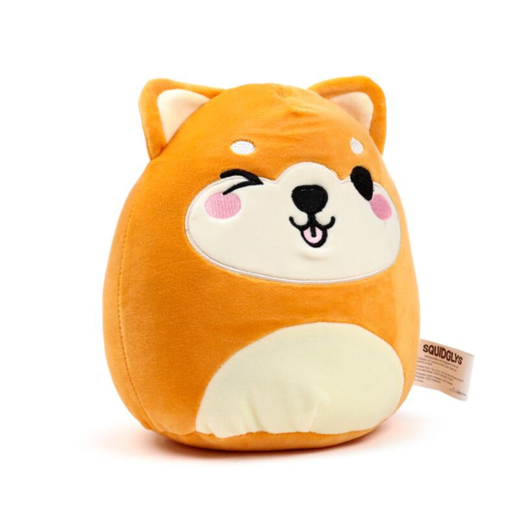 Pluchen -Squidibergs schärfen die Shiba Inu Hond Adoramals Haustiere