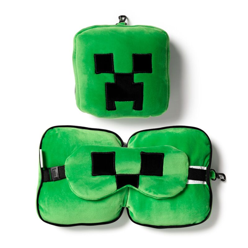Relaxazzz Minecraft kriechen sich durch die Schlafmaske für Reisekissen