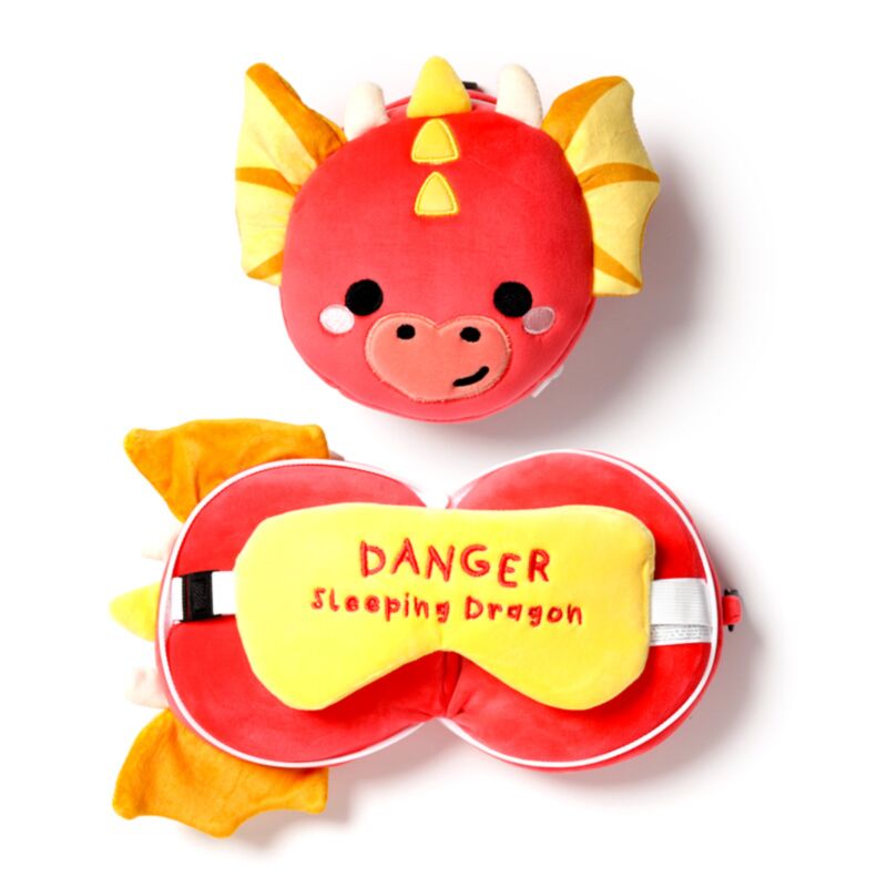 Relaxazzz Adoramagics Drache um Reisekissen Schlafmaske