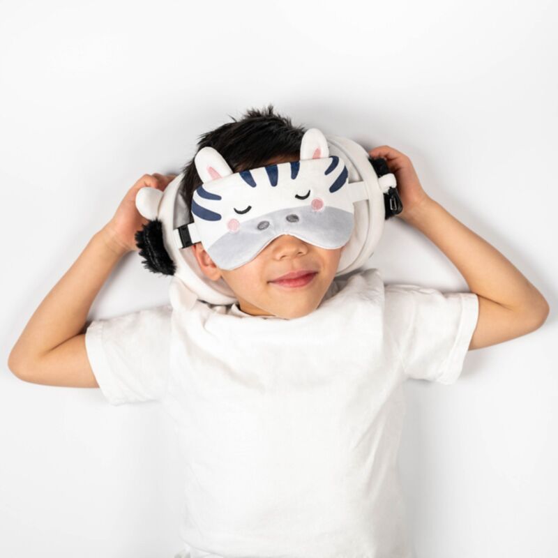 Relaxezzz adoramals bali de zebra um Reisekissen Schlafmaske