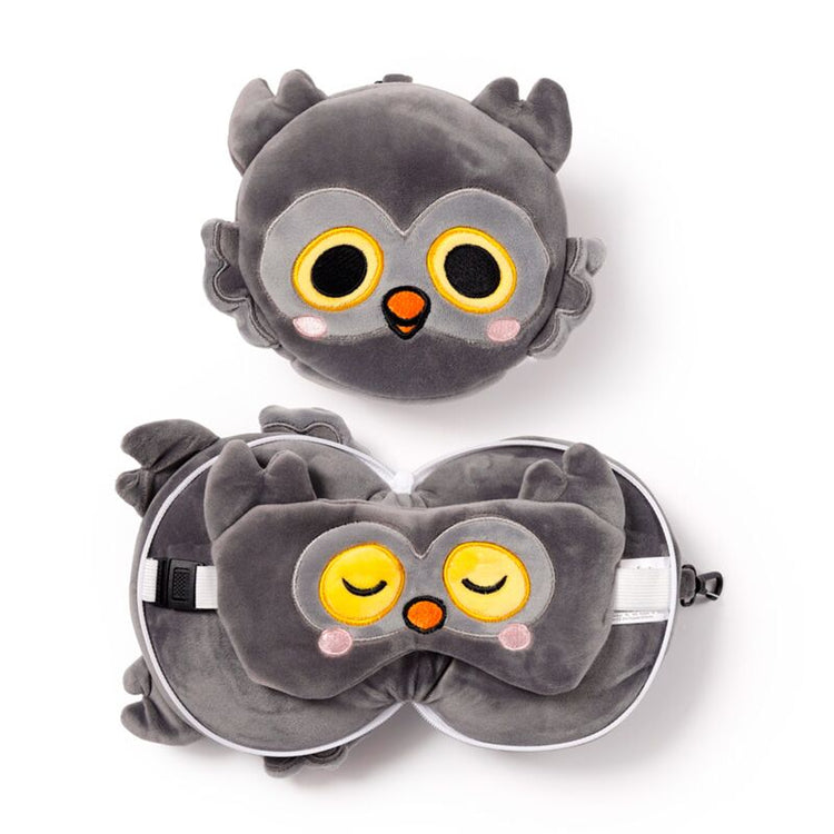 Relaxezzz adoramals winston de owl um Reisekissen Schlafmaske