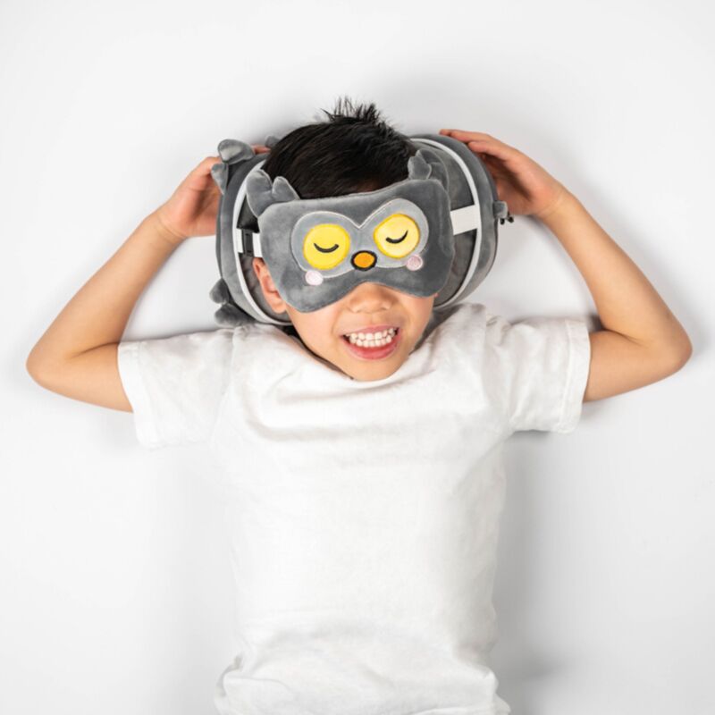 Relaxezzz adoramals winston de owl um Reisekissen Schlafmaske