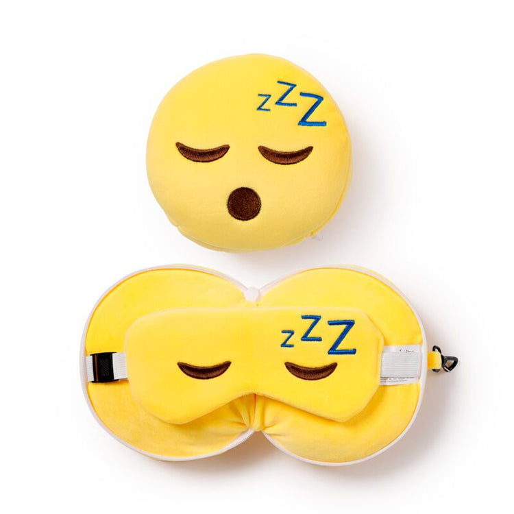 Relaxazzz snoozie der schlafende Kopf um Reisekissen Schlafmaske