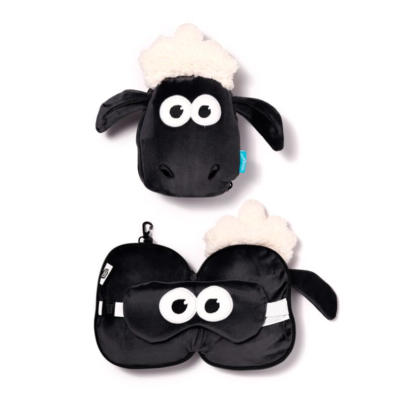 Relaxazzz shaun die Schafe um Reisekissen Schlafmaske