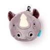 Relaxazzz Rhino um die Schlafmaske für Reisekissen