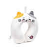Relaxezzz lola de kat adoramals plirche machung foam hals kissen kissen