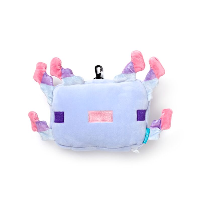 Relaxazzz Minecraft Axolotl um Reisekissen Schlafmaske