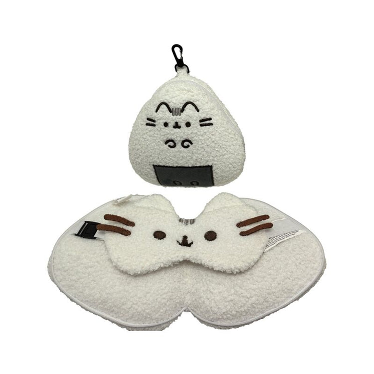 Relaxeazzz Pusheen Cat Sushi Club Reisekissen Schlafmaske