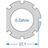 Cycplus Cycle Tool.Tool 2-seitig T8 37.1 T12 24.0