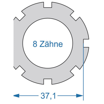 Cycplus Cycle Tool.Tool 2-seitig T8 37.1 T12 24.0