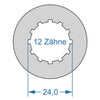 Cycplus Cycle Tool.Tool 2-seitig T8 37.1 T12 24.0