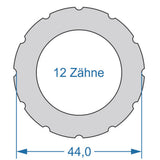Cycplus Cycle Tools Power.Tool 1-seitig T12 44.0 - afbeelding 2