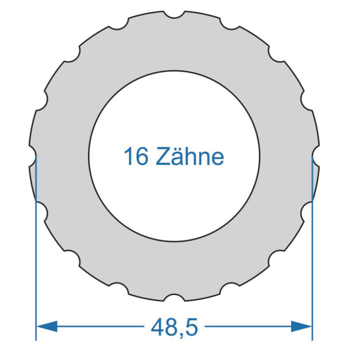 Zycplus Cycle Tools Power.Tool 1-seitig T16 48.5