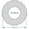 Zycplus Cycle Tools Power.Tool 1-seitig T16 51.0