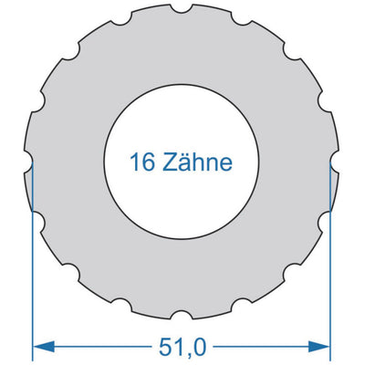 Zycplus Cycle Tools Power.Tool 1-seitig T16 51.0