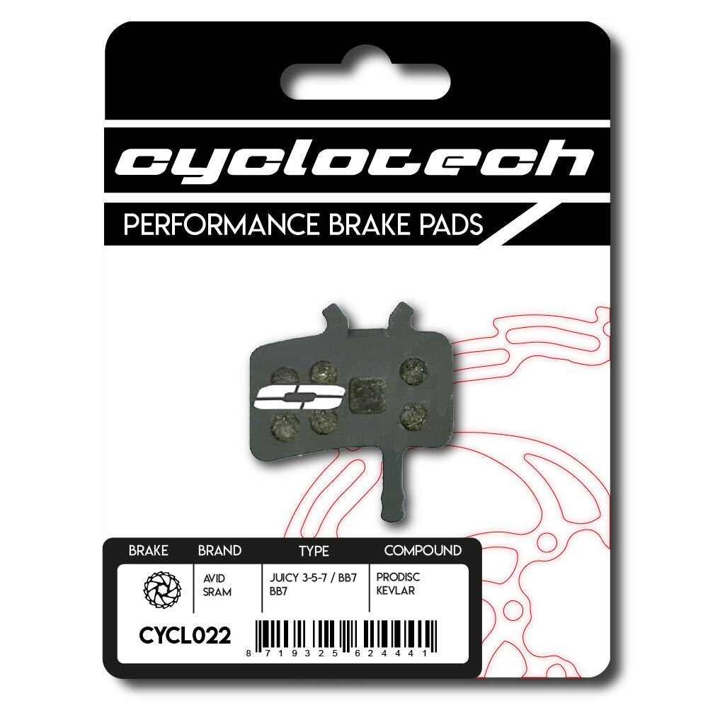 Cyclo Tech Scheibenbremsbelag Prodisc Kevlar Avid Juicy
