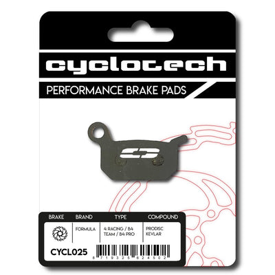 Cyclo Tech Scheibenbremsbelag Prodisc Kevlar Formula 4Racing