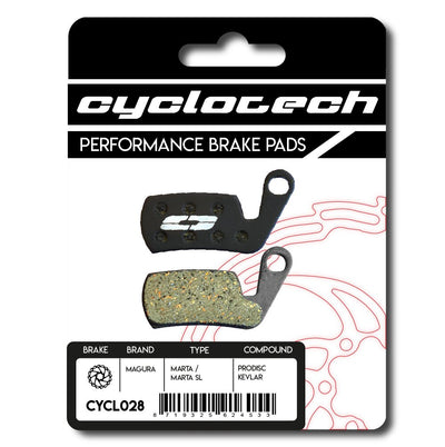 Cyclo Tech Scheibenbremsbelag Prodisc Kevlar Magura Marta