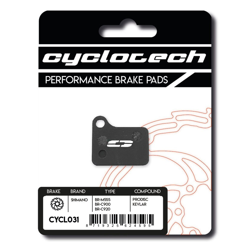 Cyclo Tech Scheibenbremsbelag ProDisc Kevlar Shimano Deo BR-M555
