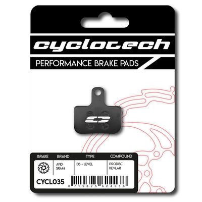 Cyclo Tech Scheibenbremsbelag Prodisc Kevlar Sram Level