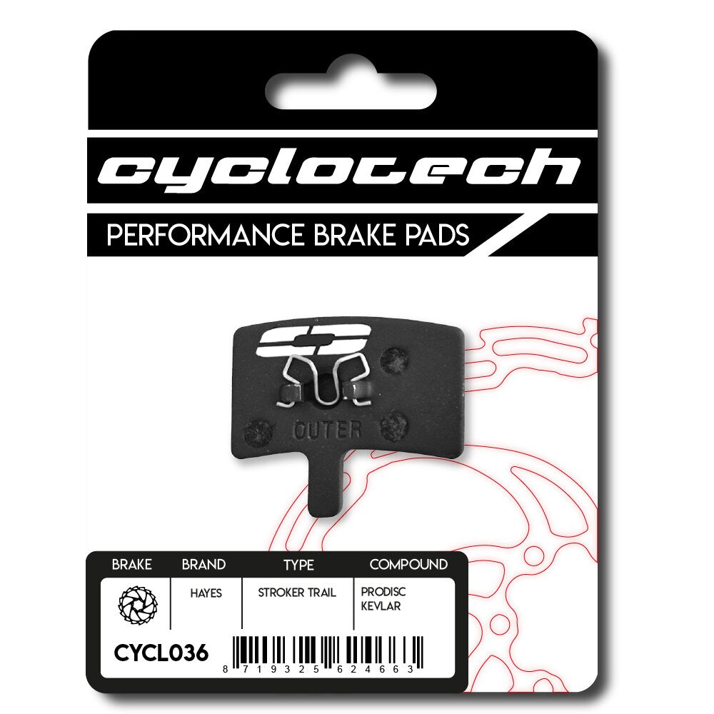 Cyclo Tech Scheibenbremsbelag Prodisc Kevlar Hayes Stroker Trial